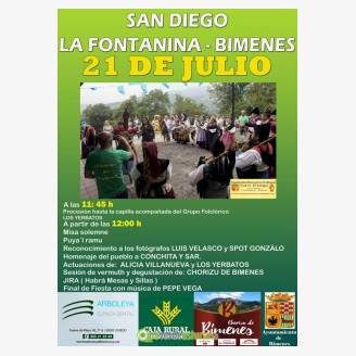 Fiesta de San Diego 2019 en La Fontanina