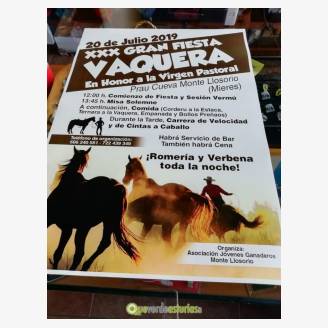 XXX Gran Fiesta Vaquera en honor a la Virgen Pastoral - Cueva Monte Llosorio 2019