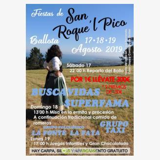 Fiestas de San Roque'l Pico - Ballota 2019