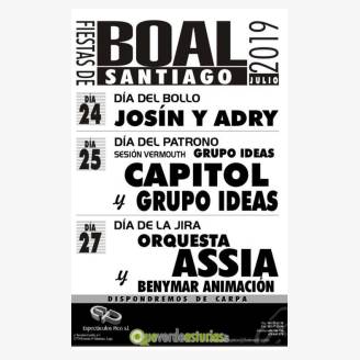 Fiestas de Santiago Apstol Boal 2019