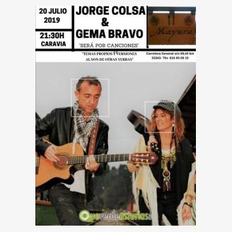 Jorge Colsa y Gema Bravo en concierto en Mayura