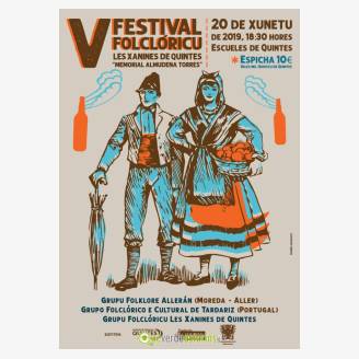 V Festival Folclrico Les Xanines de Quintes 2019 - Memorial Almudena Torres