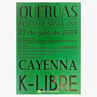 Fiestas de Santa Ana Queras 2019