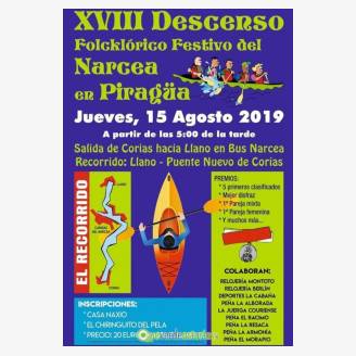 XVIII Descenso Folclrico Festivo del Narcea en Piragua 2019
