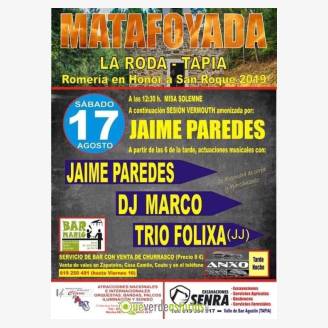 Fiesta de San Roque 2019 en Matafoyada - La Roda