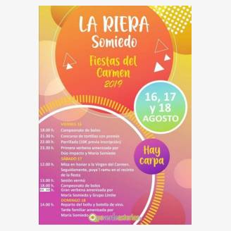 Fiestas del Carmen 2019 en La Riera