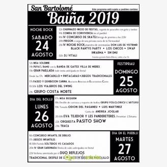 Fiestas de San Bartolom Baia 2019