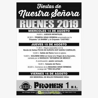 Fiestas de Nuestra Seora 2019 en Ruenes