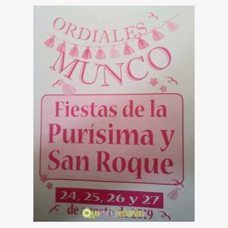 Fiestas de La Pursima y San Roque 2019 en Ordiales - Munc