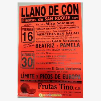 Fiestas de San Roque 2019 en Llano de Con