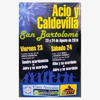 Fiestas de San Barolom 2019 en Acio y Caldevilla