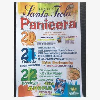 Fiestas de Santa Tecla 2019 en Panicera