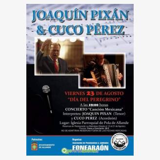 Joaqun Pixn y Cuco Prez en concierto en Pola de Allande - Da del Peregrino 2019