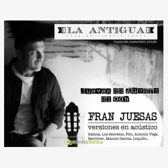 Fran Juesas en concierto en La Antigua
