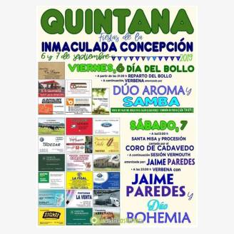 Fiestas de la Inmaculada Concepcin Quintana 2019