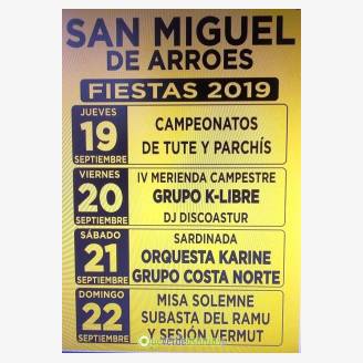 Fiestas de San Miguel de Arroes 2019