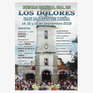 Fiestas de Nuestra Seora de Los Dolores 2019 en San Martn de Luia