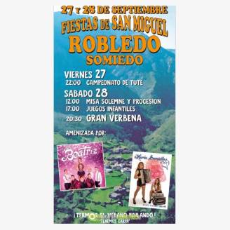 Fiestas de San Miguel 2019 en Robledo