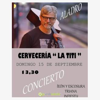 Aladro en concierto en La Titi