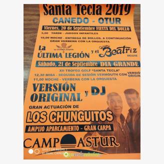 Fiestas de Santa Tecla 2019 en Canedo de Otur