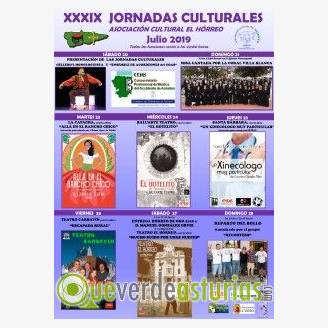 XXXIX Jornadas Culturales Asociacin Cultural El Hrreo - Barcia 2019