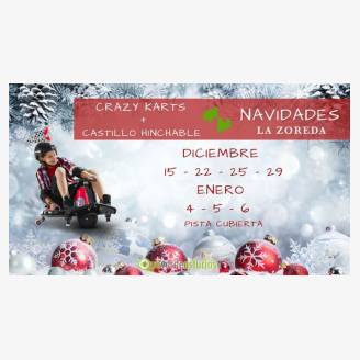Crazy karts + castillo hinchable en La Zoreda - Navidad 2019/2020