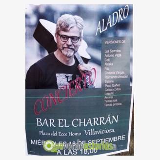 Aladro en concierto en Bar El Charrn
