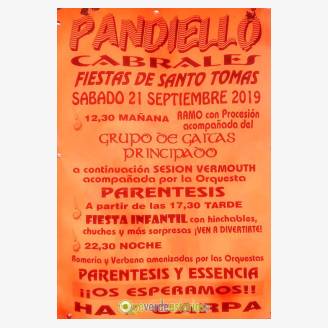 Fiesta de Santo Toms 2019 en Pandiello