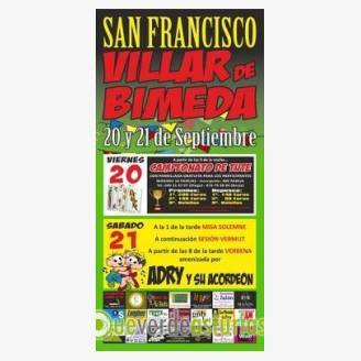 Fiestas de San Francisco 2019 en Villar de Bimeda