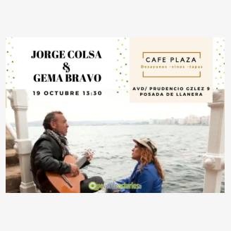 Jorge Colsa y Gema Bravo en concierto en Caf Plaza