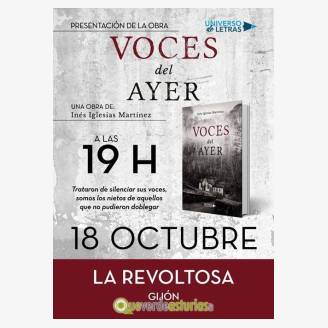 Presentacin del libro: Voces del ayer, de Ins Iglesias