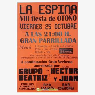 VIII Fiesta de Otoo 2019 en La Espina