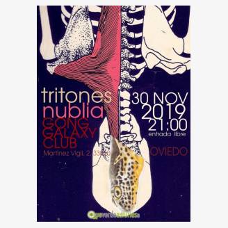 Nublia + Tritones en concierto en Oviedo
