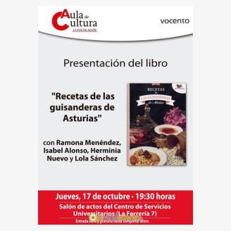 Presentacin del libro "Recetas de las guisanderas de Asturias"
