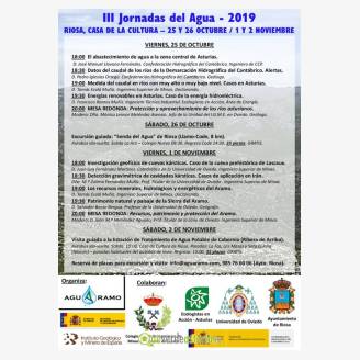 III Jornadas del Agua - Riosa 2019