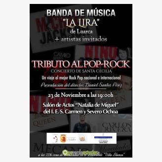 Tributo al pop-rock - Concierto de Santa Cecilia 2019 de la Banda de Msica La Lira