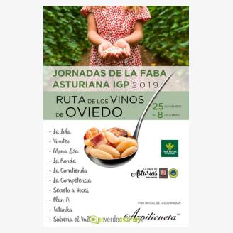 Jornadas de la Faba Asturiana IGP 2019 en la Ruta de los Vinos de Oviedo
