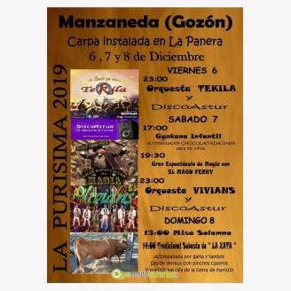 Fiestas de La Pursima 2019 en Manzaneda