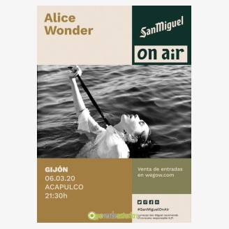 Alice Wonder en concierto Gijn