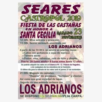 Fiesta de las Castaas - Santa Cecilia 2019 en Seares