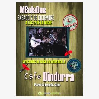 Mbolados en concierto en Caf Dindurra