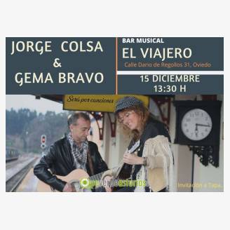 Jorge Colsa & Gema Bravo en concierto en El Viajero