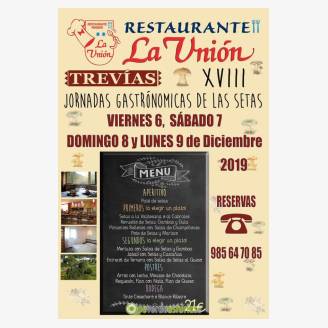 XVIII Jornadas Gastronmicas de las Setas 2019 en La Unin