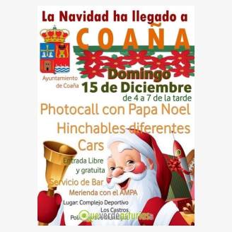 Navidad 2019/2020 en Coaa - Visita de Pap Noel