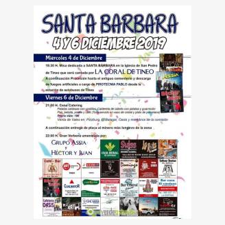 Fiestas de Santa Brbara 2019 en Tineo