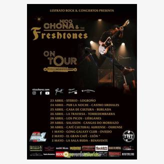 Nico Chona & The Freshtones en concierto en Oviedo