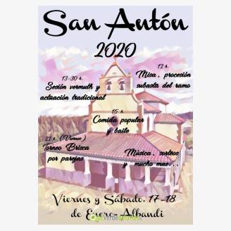 Fiesta de San Antn 2020 en Albandi