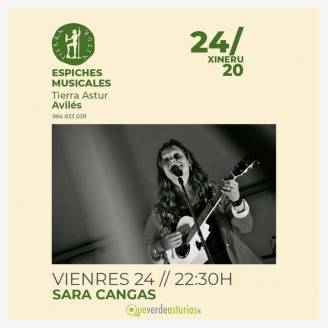 Espicha concierto Sara Cangas en Tierra Astur Avils