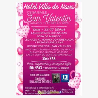 Cena-baile de San Valentn 2020 en Casa Mino - Hotel Villa de Nava