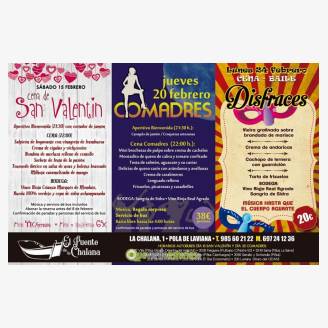 Cena-baile de Carnaval 2020 en El Puente de la Chalana